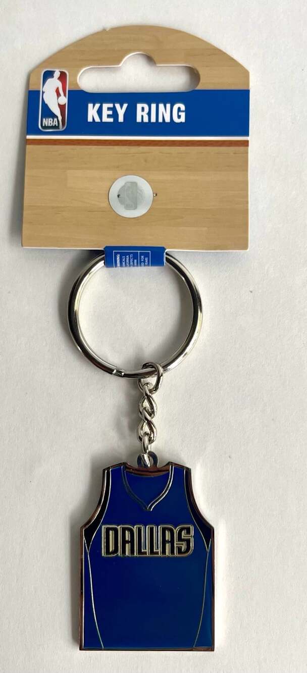 NBA Dallas Mavericks Jersey Key Ring Key Tag